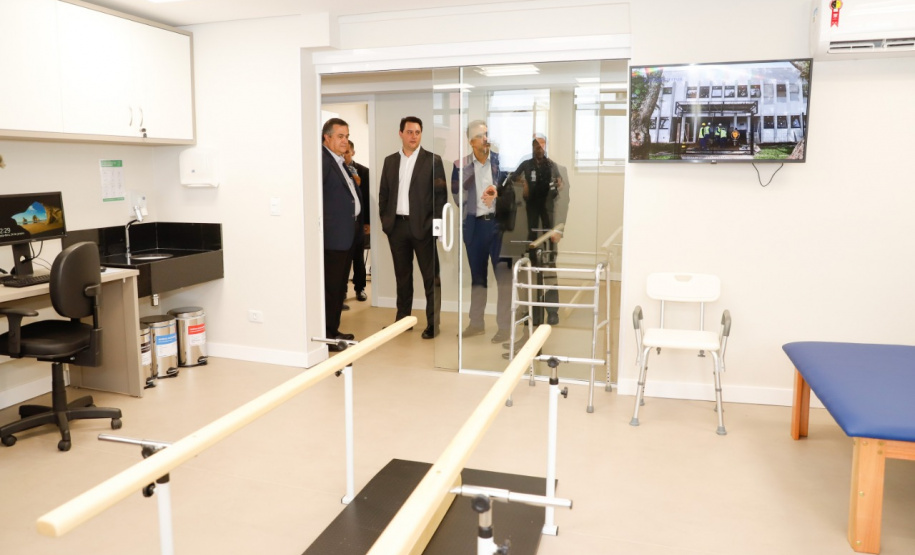 A primeira unidade de cuidados paliativos do Sul do Brasil com atendimento pelo Sistema Único de Saúde (SUS), o Hospice Erasto Gaertner, foi inaugurada nesta sexta-feira (24), em Curitiba, com a presença do governador Carlos Massa Ratinho Junior. Foto: Rodrigo Felix Leal