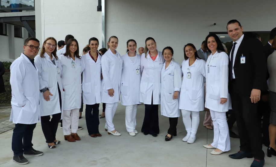 A primeira unidade de cuidados paliativos do Sul do Brasil com atendimento pelo Sistema Único de Saúde (SUS), o Hospice Erasto Gaertner, foi inaugurada nesta sexta-feira (24), em Curitiba, com a presença do governador Carlos Massa Ratinho Junior. Foto: José Fernando Ogura/AEN