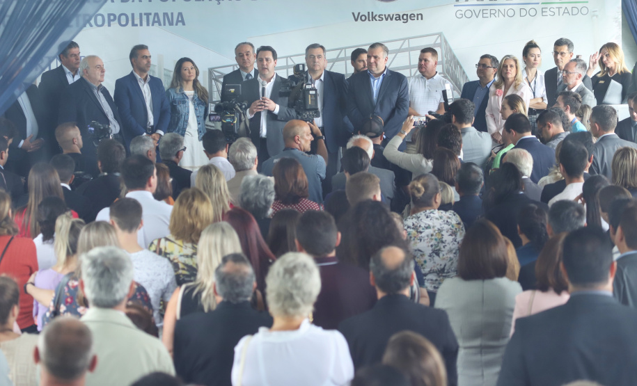 A primeira unidade de cuidados paliativos do Sul do Brasil com atendimento pelo Sistema Único de Saúde (SUS), o Hospice Erasto Gaertner, foi inaugurada nesta sexta-feira (24), em Curitiba, com a presença do governador Carlos Massa Ratinho Junior. Foto: José Fernando Ogura/AEN