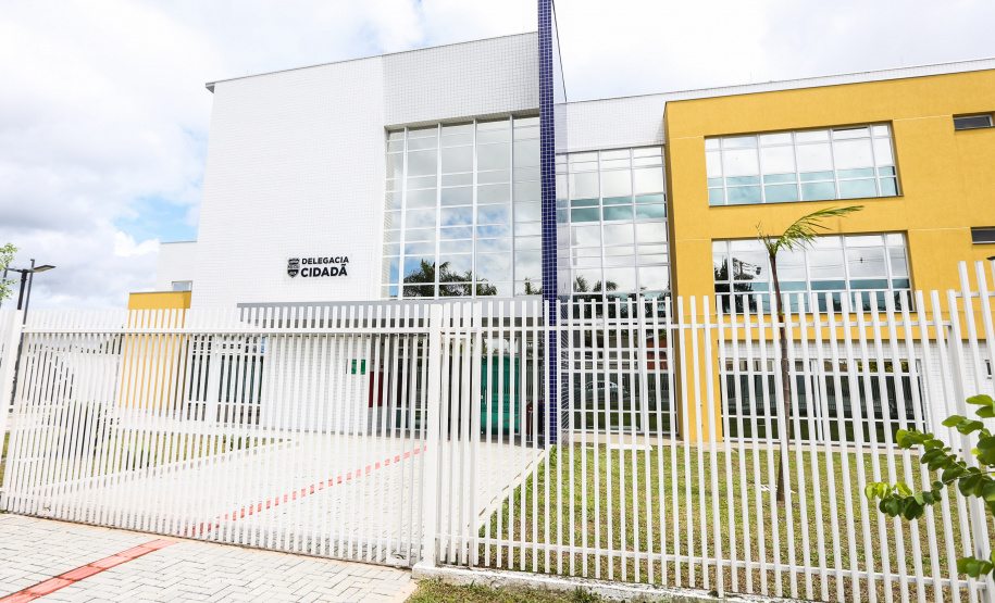 Nova Delegacia Cidadã de Paranaguá, prédio conta com toda estrutura adequada para atendimento ao público, com sala de plantão, investigação, cartório e demais departamentos administrativos. Os investimentos ultrapassam R$ 5 milhões.Paranaguá, 24/01/2020 -  Foto: Geraldo Bubniak/AEN