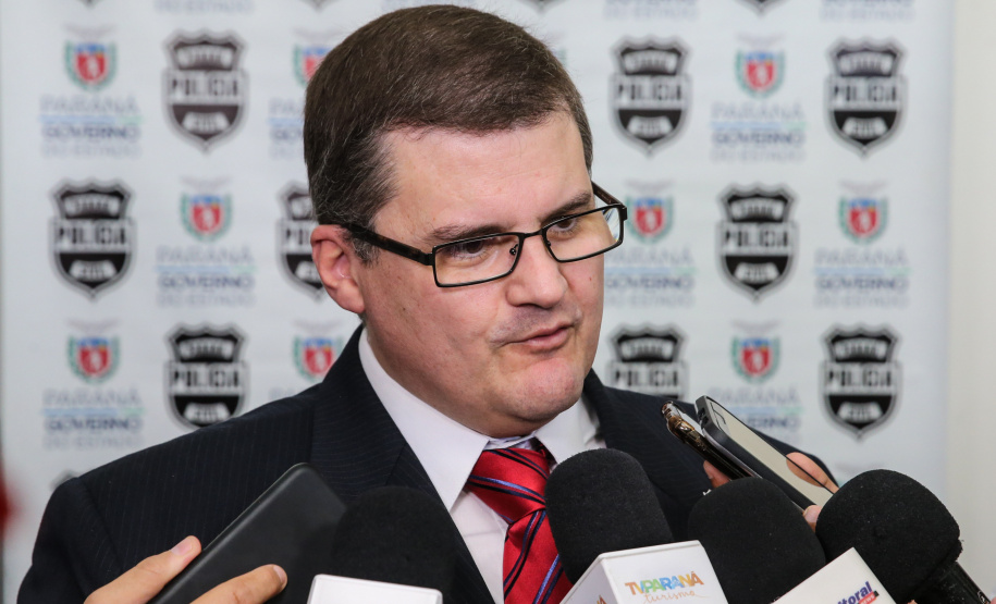 Entrevista com o  delegado Rogério Martins de Castro, da Delegacia de Paranaguá   nesta sexta-feira (24) a Delegacia Cidadã de Paranaguá, no Litoral.  Paranaguá, 24/01/2020 -  Foto: Geraldo Bubniak/AEN