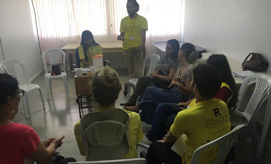 Uenp realiza ações de cidadania pelo Projeto Rondon. Foto:SETI