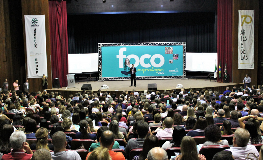 Mais de 800 diretores escolares participam nesta terça-feira (28), em Curitiba, de ouvidorias promovidas pela Secretaria de Estado da Educação e do Esporte durante o Seminário Foco na Aprendizagem - Curitiba, 28/01/2020  - Foto: SEED