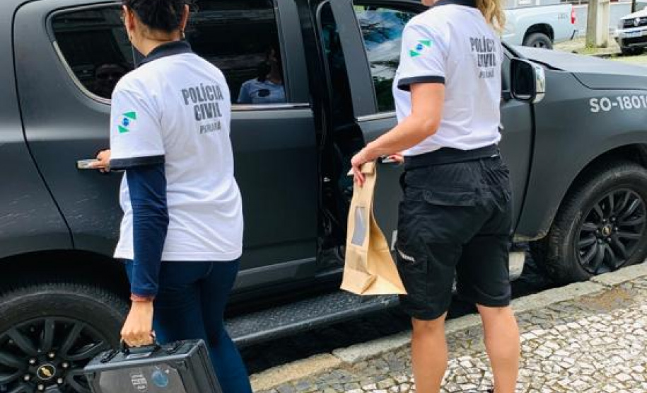 PCPR intensifica serviços papiloscópicos no Litoral. Foto: Policia Civil