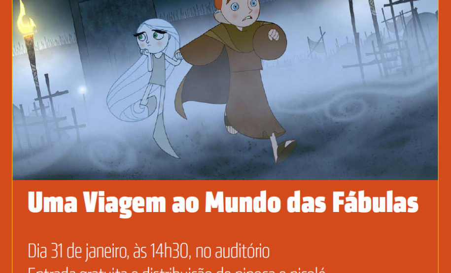 O projeto Cine Pipoca & Picolé da Biblioteca Pública do Paraná (BPP) exibe nesta sexta-feira (31) o filme Uma Viagem ao Mundo das Fábulas, indicado ao Oscar de Animação em 2010.  -  Curitiba, 29/01/2010  -  Foto: Divulgação BPP