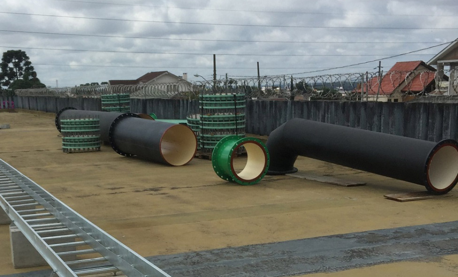 Novas estruturas irão melhorar sistema de distribuição de água em Curitiba
Foto: Sanepar