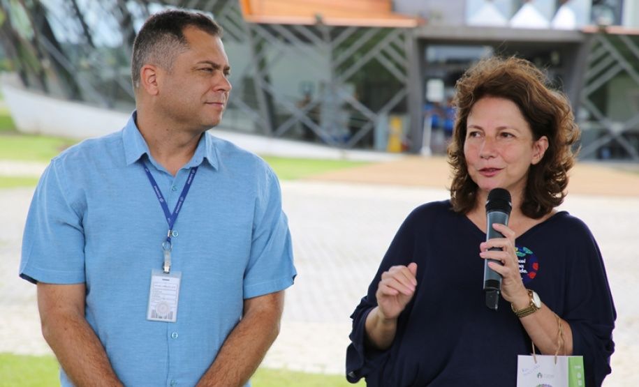 As mudas foram plantadas no Memorial do Rio Iguaçu, espaço mantido pela Sanepar para educação socioambiental
Foto: Sanepar