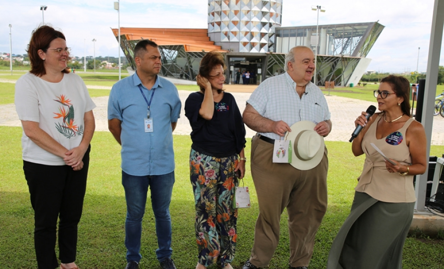 As mudas foram plantadas no Memorial do Rio Iguaçu, espaço mantido pela Sanepar para educação socioambiental
Foto: Sanepar
