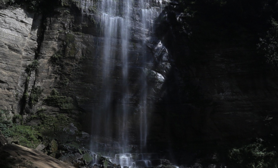 A primeira disputa dos Jogos de Aventura e Natureza em 2020 acontece na região das grandes cachoeiras de Prudentópolis, no centro-sul do Paraná, em Guarapuava e Turvo, na região central. Foto: José Fernando Ogura/AEN