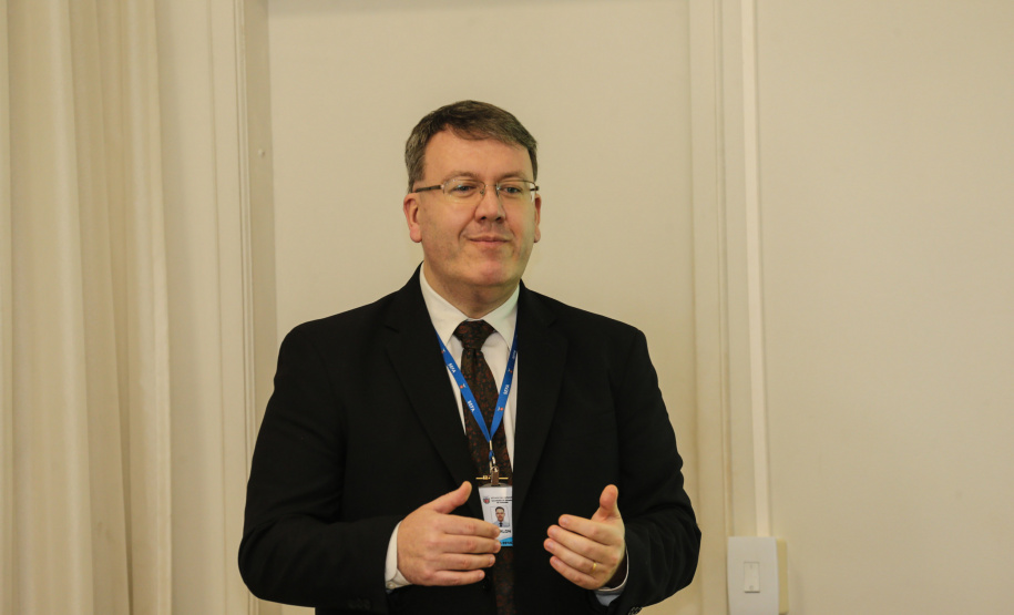 SGT SGT - SIstema de Gestão Tributária - Apresentação à Missão Supervisão e Identificação - Banco Mundial por Marlon Jorge Liebel - Inspetor geral de Arrecadação. 31/01/2020 - Foto: Geraldo Bubniak/AEN