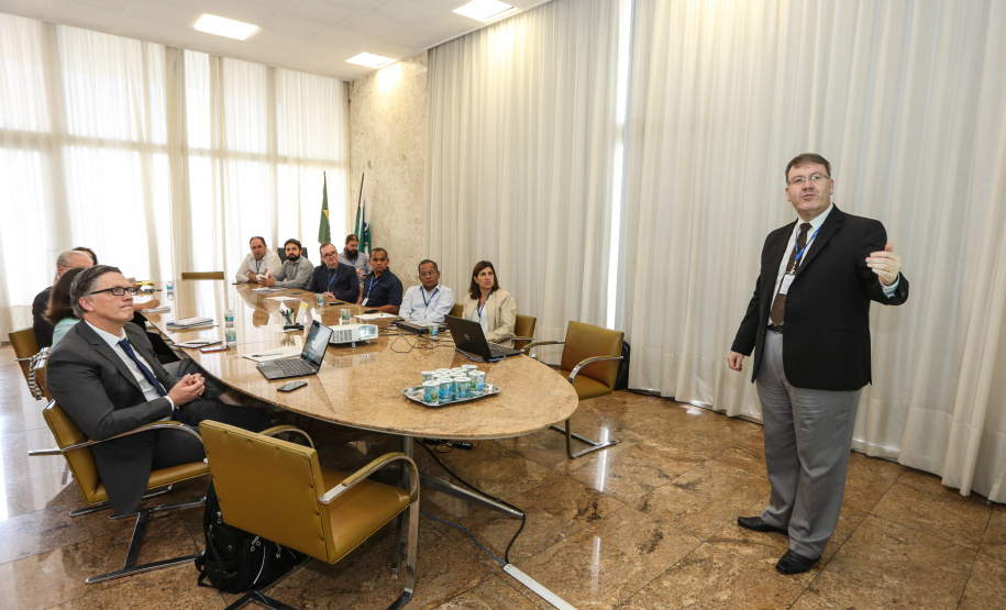 SGT SGT - SIstema de Gestão Tributária - Apresentação à Missão Supervisão e Identificação - Banco Mundial por Marlon Jorge Liebel - Inspetor geral de Arrecadação. 31/01/2020 - Foto: Geraldo Bubniak/AEN