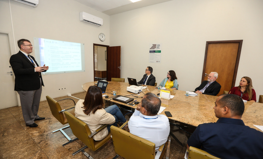 SGT SGT - SIstema de Gestão Tributária - Apresentação à Missão Supervisão e Identificação - Banco Mundial por Marlon Jorge Liebel - Inspetor geral de Arrecadação. 31/01/2020 - Foto: Geraldo Bubniak/AEN
