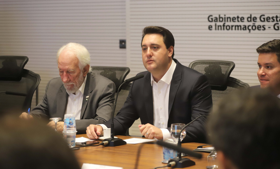 O governador Carlos Massa Ratinho Junior participa da reunião semanal com o secretariado.
Curitiba, 04-02-20.
Foto: Arnaldo Alves / AEN.
