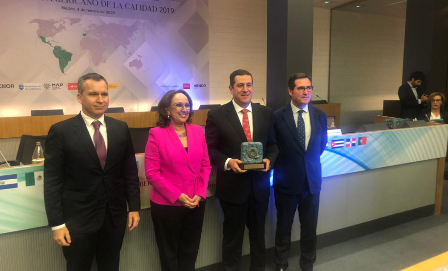 O prêmio, que aconteceu em Madri, na Espanha, é disputado apenas por organizações que já tenham sido reconhecidas por premiações em âmbito nacional, como é o caso da Copel. Curitiba 05/02/2020
Foto: Divulgação/Copel