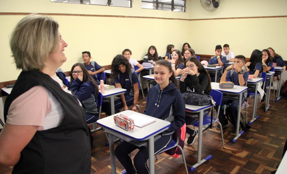 Volta às aulas Colegio Estadual São Paulo Apóstolo.Uberaba. FOTO: ARI DIAS/AEN