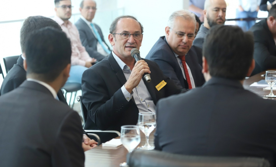 A empresa de medicamentos Prati-Donaduzzi confirmou nesta quarta-feira (5), em evento com o governador Carlos Massa Ratinho Junior, no Palácio Iguaçu, investimentos de R$ 650 milhões nos próximos três anos na ampliação da sua planta em Toledo, no Oeste do Paraná. - Curitiba, 05/02/2020 - Foto: José Fernando Ogura/AEN