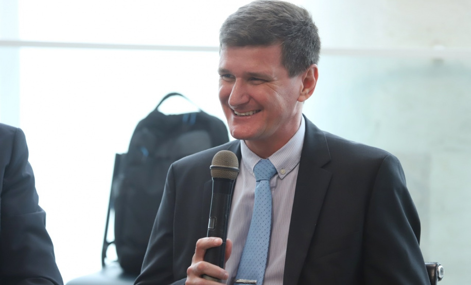 A empresa de medicamentos Prati-Donaduzzi confirmou nesta quarta-feira (5), em evento com o governador Carlos Massa Ratinho Junior, no Palácio Iguaçu, investimentos de R$ 650 milhões nos próximos três anos na ampliação da sua planta em Toledo, no Oeste do Paraná. - Curitiba, 05/02/2020 - Foto: José Fernando Ogura/AEN