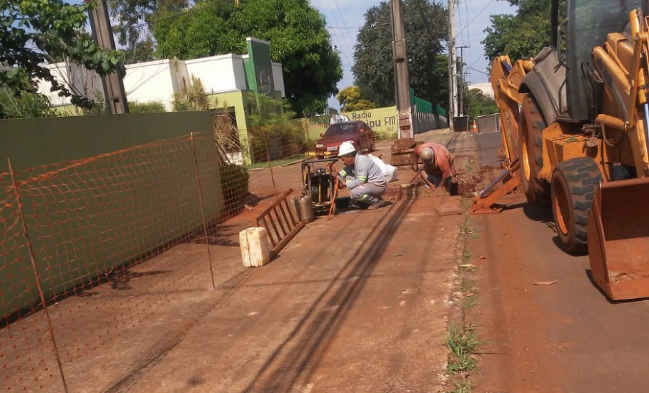 Investimentos são de mais de R$ 9 milhões nas obras, que estão em ritmo acelerado
Foto: Sanepar