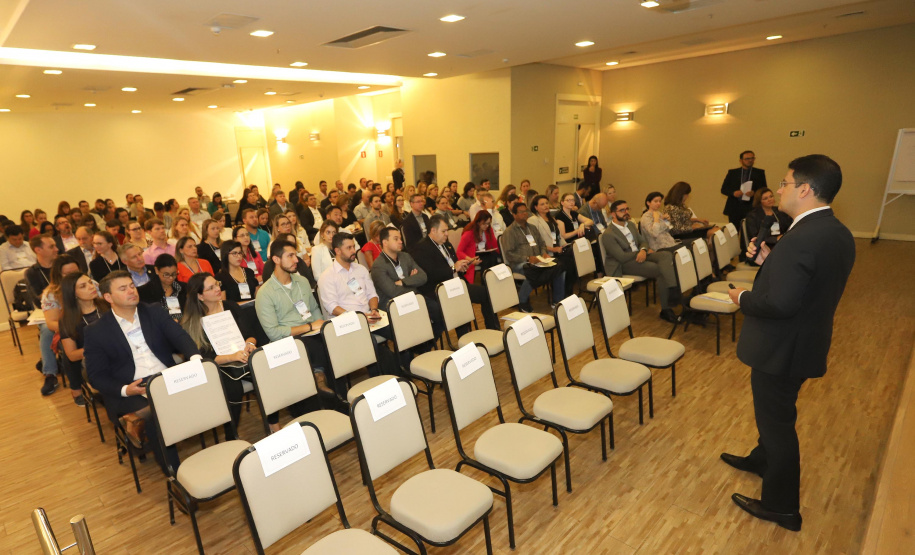 A Escola Fazendária (Efaz) da Secretaria da Fazenda do Paraná realiza o Seminário Gestão de Riscos: Desafios e Oportunidades no Setor Público, em parceria com a Procuradoria-Geral do Paraná. N/F: Controlador Geral de Minas Gerais, Rodrigo Fontenelle.
Curitiba, 05-02-20.
Foto: Arnaldo Alves / AEN.