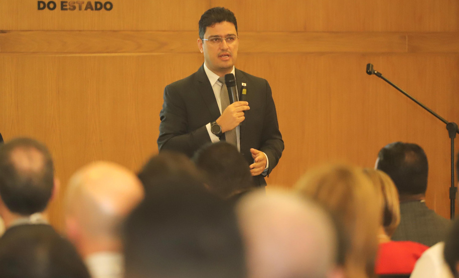 A Escola Fazendária (Efaz) da Secretaria da Fazenda do Paraná realiza o Seminário Gestão de Riscos: Desafios e Oportunidades no Setor Público, em parceria com a Procuradoria-Geral do Paraná. N/F: Controlador Geral de Minas Gerais, Rodrigo Fontenelle.
Curitiba, 05-02-20.
Foto: Arnaldo Alves / AEN.