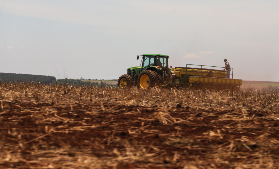 Plantação, trator , Agricultura Foz do Iguaçu, 30/10/2019 - Foto: Geraldo Bubniak/AEN