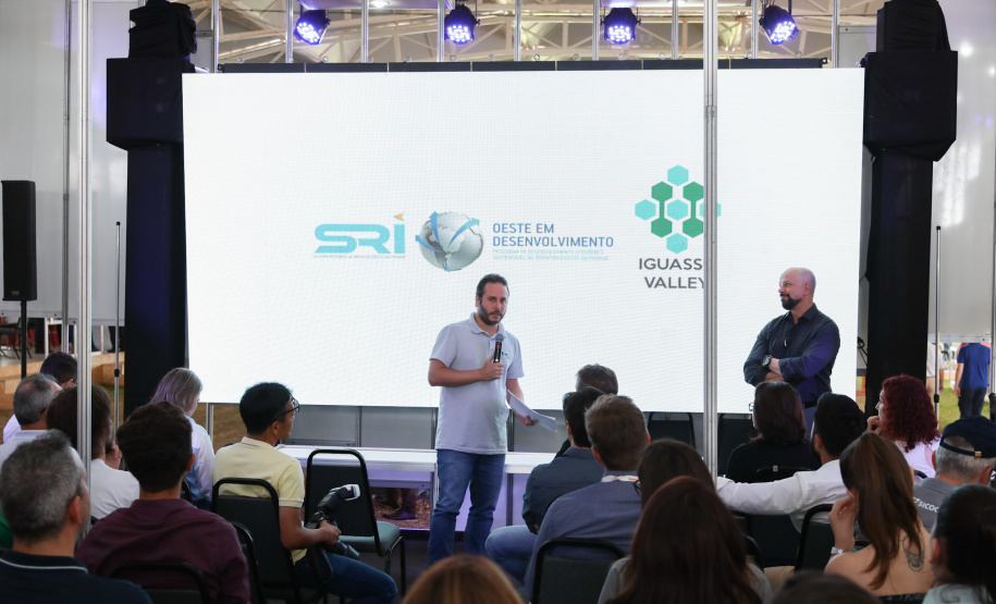 Edital é da Fundação Araucária e Parque Tecnológico Itaipu e foi lançado durante o Show Rural, em Cascavel. Foco do programa é o desenvolvimento de novas empresas.
Foto: Kiko Sierich/Fundação Araucária