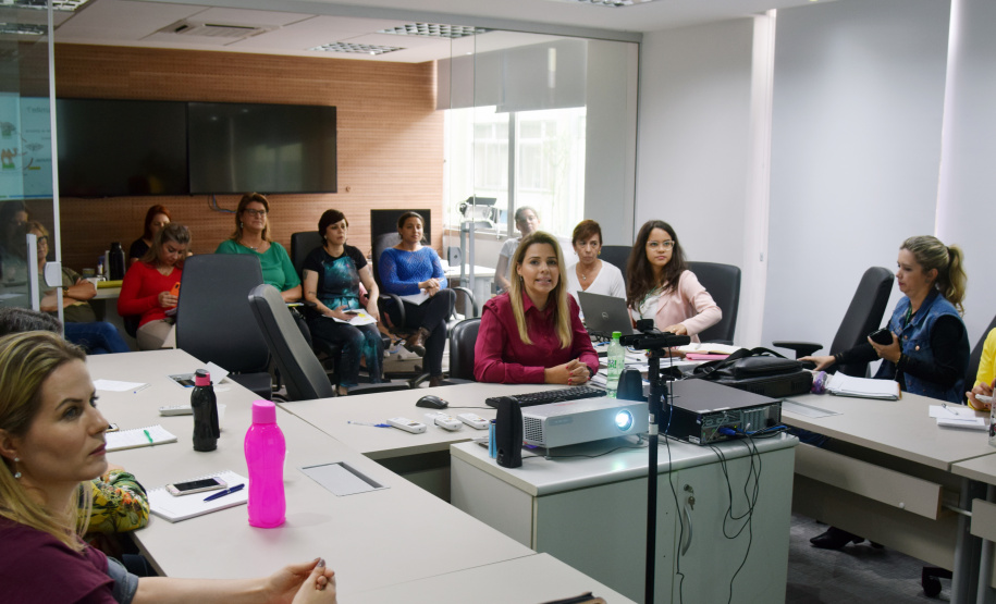 Sarampo e Novo Coronavírus são temas de videoconferência na Secretaria da Saúde do Paraná .  Curitiba, 07/02/2020  -  Foto: Divulgação SESA