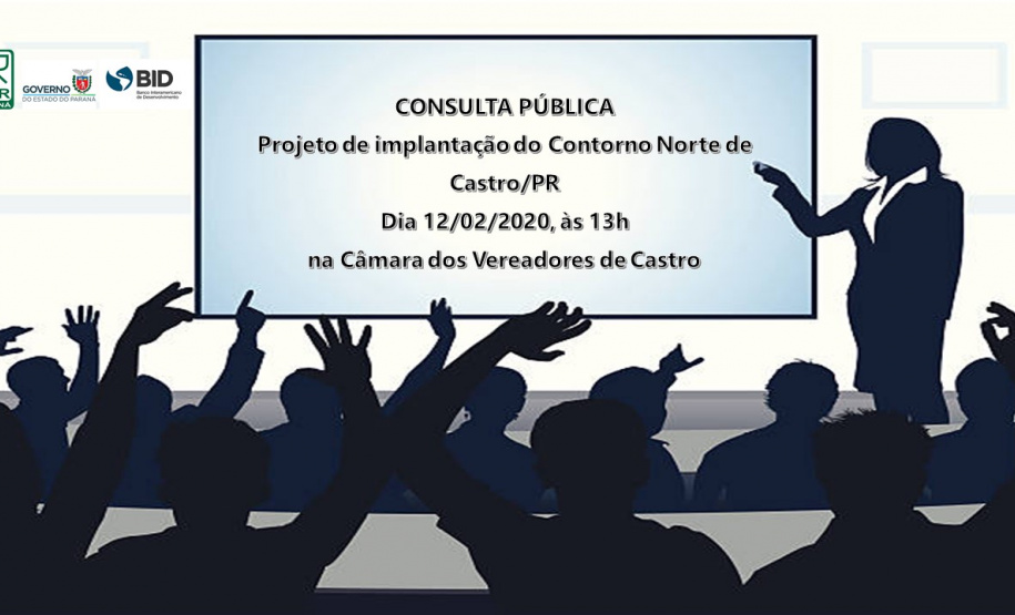 Consulta pública sobre o novo contorno de Castro -  Foto/Arte: DER