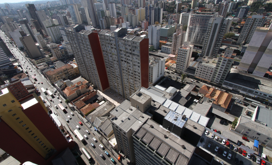 Curitiba, vista parcial  .Foto: Arnaldo Alves/Arquivo AEN