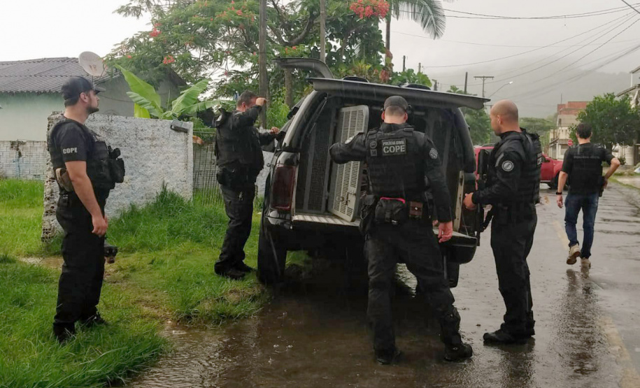 PCPR deflagra operação em combate a furtos e roubos de veículos no Litoral do Estado  -  Curitiba, 10/02/2020  -  Foto: Divulgação PCPR/SESP