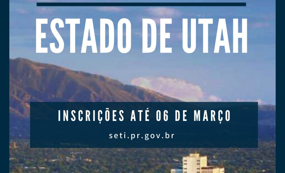 Já estão abertas as inscrições para o programa que prevê o intercâmbio de professores do Paraná para atuarem no ensino de Português no estado americano de Utah.  -  Curitiba, 11/02/2020  -  Foto: Divulgação SETI