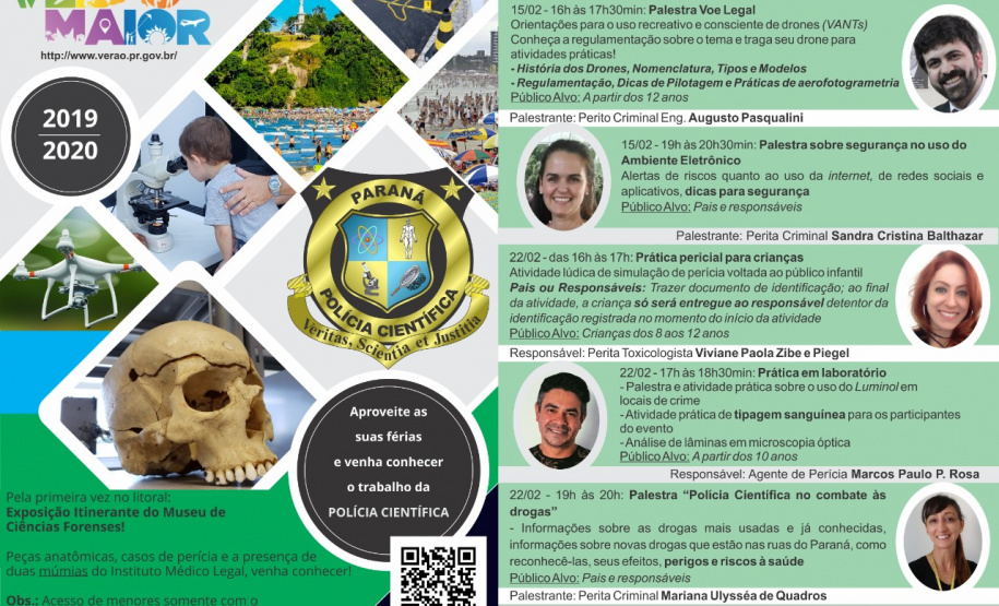 A exposição do Museu de Ciências Forenses possibilitará a partir do dia 15 que os visitantes conheçam de perto peças anatômicas, casos de perícias, e de duas múmias do IML. Palestras voltadas à aproximação dos trabalhos do Instituto de Criminalística da sociedade e atividades para as crianças também serão oferecidas.
Foto: SESP