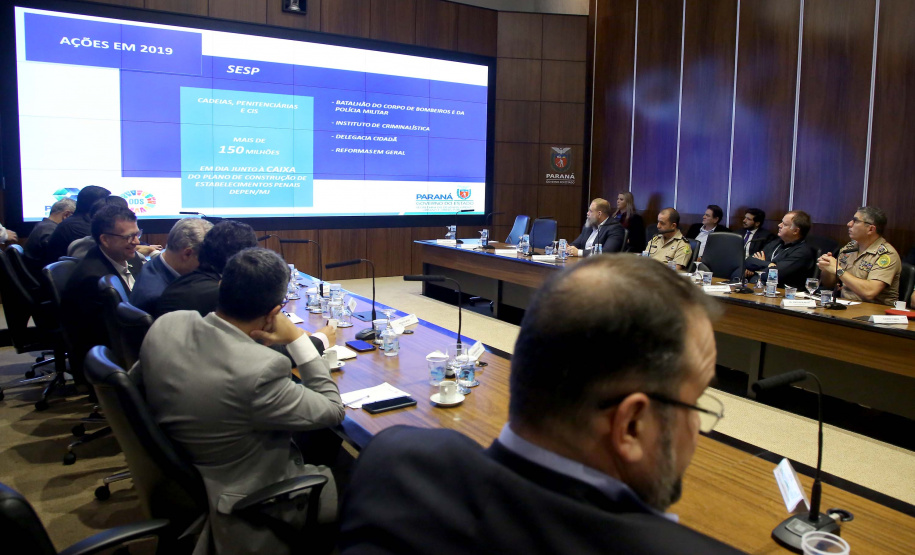 Vice Governador Darci Piana participa da reunião do secretáriado no Palácio Iguaçu. Curitiba,11/02/2020 Foto:Jaelson Lucas / AEN