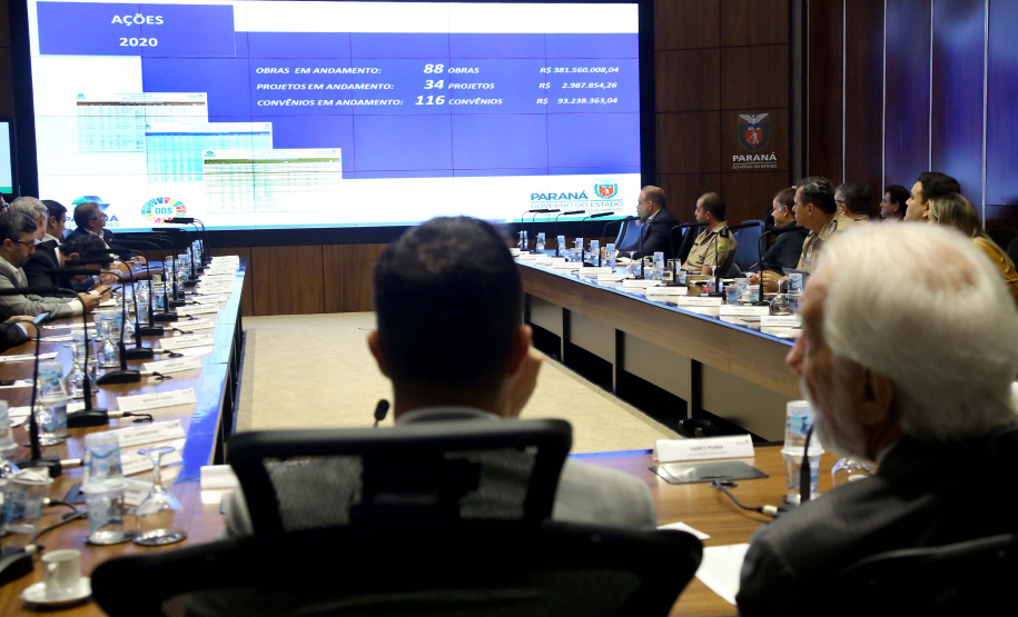 Vice Governador Darci Piana participa da reunião do secretáriado no Palácio Iguaçu. Curitiba,11/02/2020 Foto:Jaelson Lucas / AEN