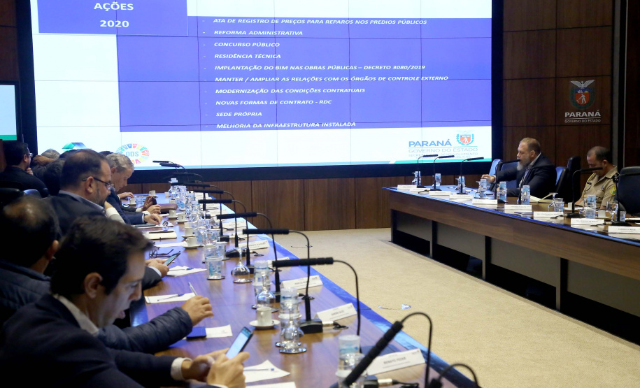 Vice Governador Darci Piana participa da reunião do secretáriado no Palácio Iguaçu. Curitiba,11/02/2020 Foto:Jaelson Lucas / AEN