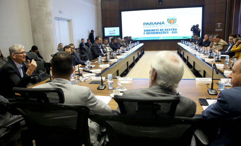 Vice Governador Darci Piana participa da reunião do secretáriado no Palácio Iguaçu. Curitiba,11/02/2020 Foto:Jaelson Lucas / AEN