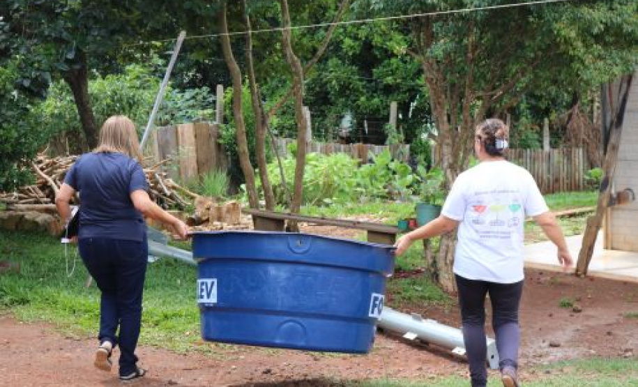 O programa Caixa d?Água Boa, da Secretaria da Justiça, Família e Trabalho, em parceria com a Sanepar beneficiará em 2020 um total de 4 mil famílias de 144 municípios.   -  Curitiba, 11/02/2020  -  Foto: Divulgação SEJUF