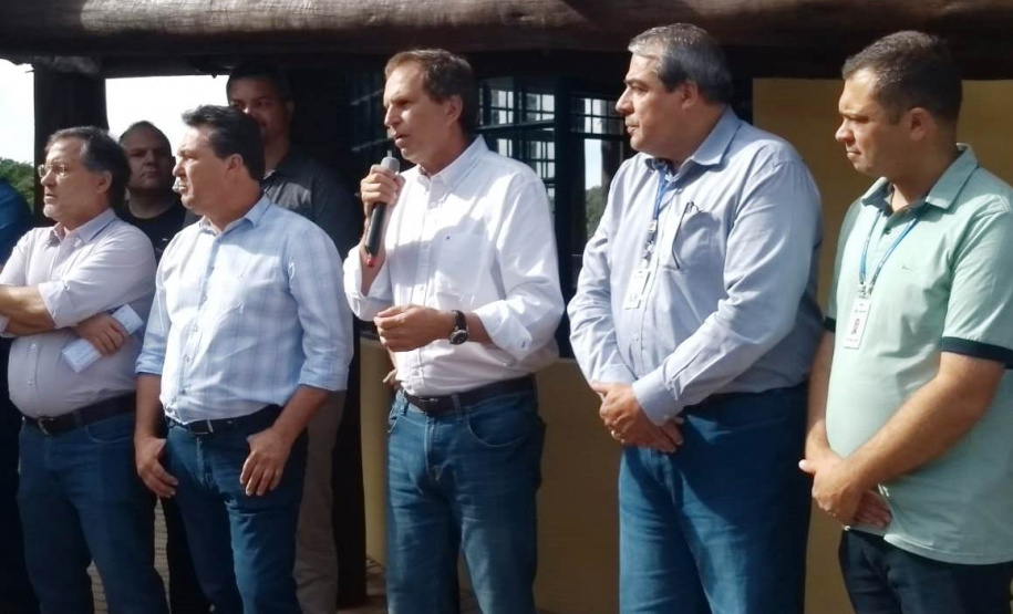 A Companhia de Saneamento do Paraná (Sanepar) e a Prefeitura de Campo Mourão entregaram, nesta terça-feira (11), as obras de revitalização do Museu do Saneamento, localizado no Parque do Lago. Na foto, o diretor de Meio Ambiente e Ação Social da Sanepar, Júlio César Gonchorosky: visitantes poderão conhecer um pouco mais sobre a história do saneamento na cidade -  Campo Mourão, 11/02/2020  -  Foto: Divulgação Sanepar