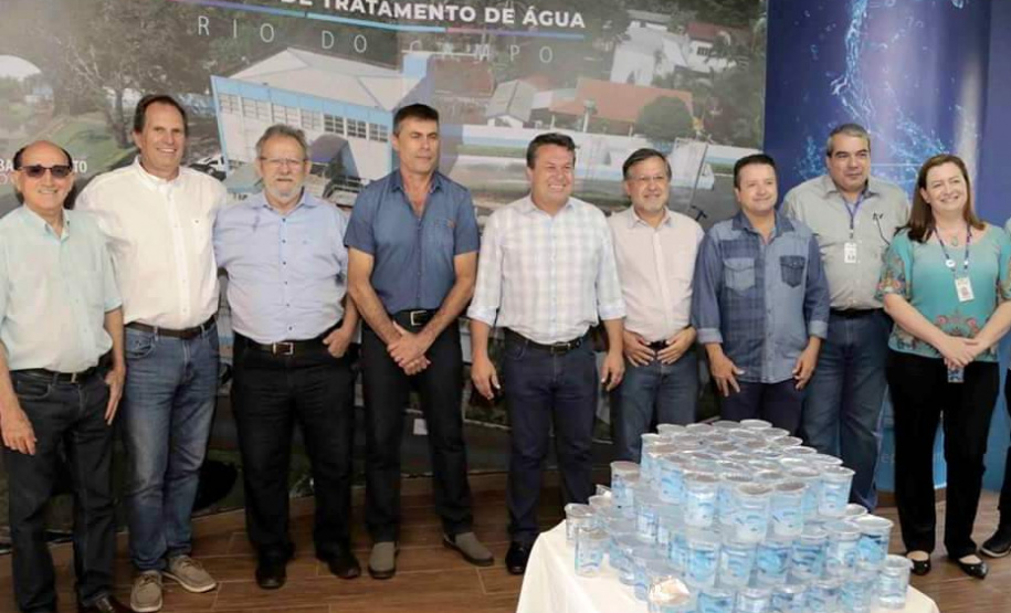 A Companhia de Saneamento do Paraná (Sanepar) e a Prefeitura de Campo Mourão entregaram, nesta terça-feira (11), as obras de revitalização do Museu do Saneamento, localizado no Parque do Lago. Solenidade teve presença de autoridades e funcionários da Sanepar -  Campo Mourão, 11/02/2020  -  Foto: Divulgação Sanepar