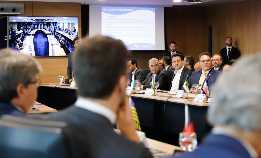 Governador Carlos Massa Ratinho Junior participa em Brasília, do Fórum Nacional de Governadores - Brasília, 11/02/2020 - Foto: Rodrigo Félix Leal/AEN