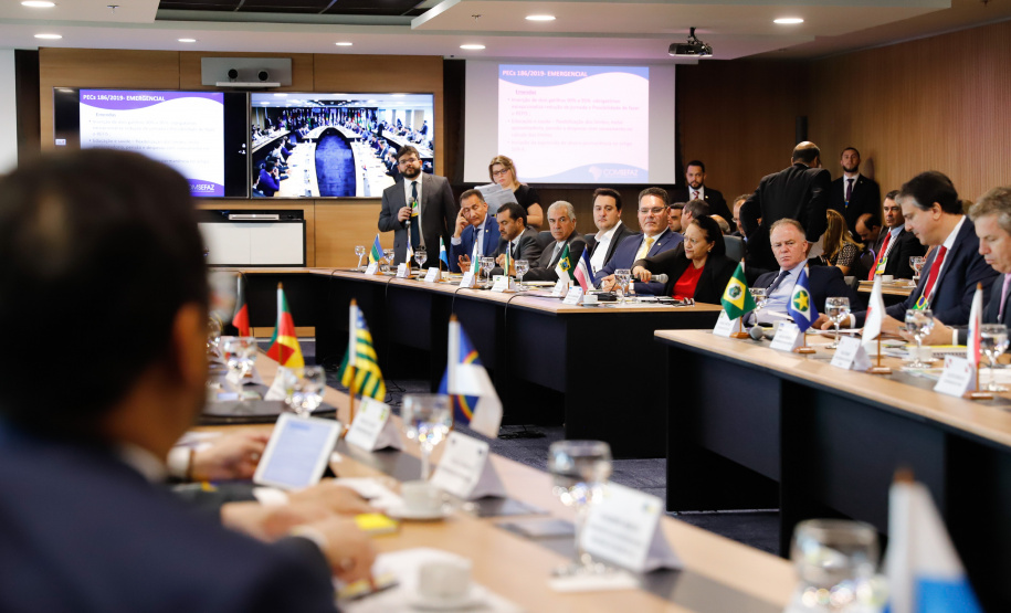 Governador Carlos Massa Ratinho Junior participa em Brasília, do Fórum Nacional de Governadores - Brasília, 11/02/2020 - Foto: Rodrigo Félix Leal/AEN