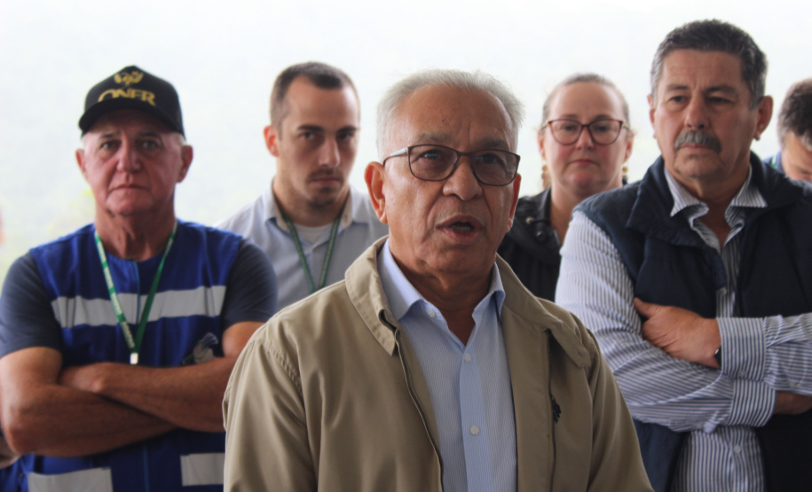 O Governo do Estado inaugurou nesta terça-feira (11) em Campina Grande do Sul, na Região Metropolitana de Curitiba, o novo Posto de Fiscalização de Trânsito Agropecuário, da Agência de Defesa Agropecuária do Paraná (Adapar). Também foi assinado um termo que determina a cessão do posto do Fundepec para a Adapar.  - Campina Grande do Sul, 11/02/2020  -  Foto: Gisele Barão/SEAB