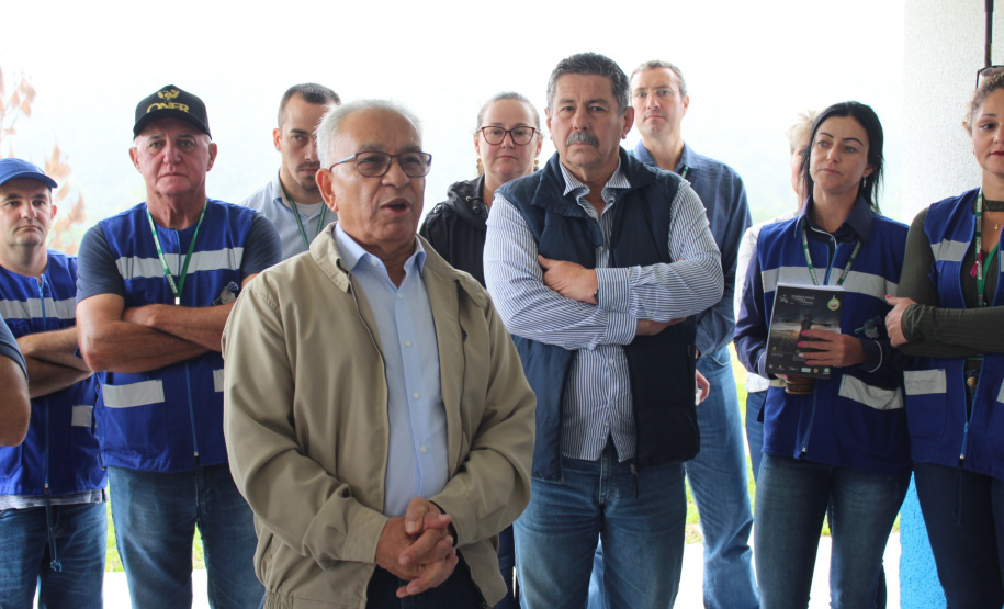 O Governo do Estado inaugurou nesta terça-feira (11) em Campina Grande do Sul, na Região Metropolitana de Curitiba, o novo Posto de Fiscalização de Trânsito Agropecuário, da Agência de Defesa Agropecuária do Paraná (Adapar). Também foi assinado um termo que determina a cessão do posto do Fundepec para a Adapar.  - Campina Grande do Sul, 11/02/2020  -  Foto: Gisele Barão/SEAB