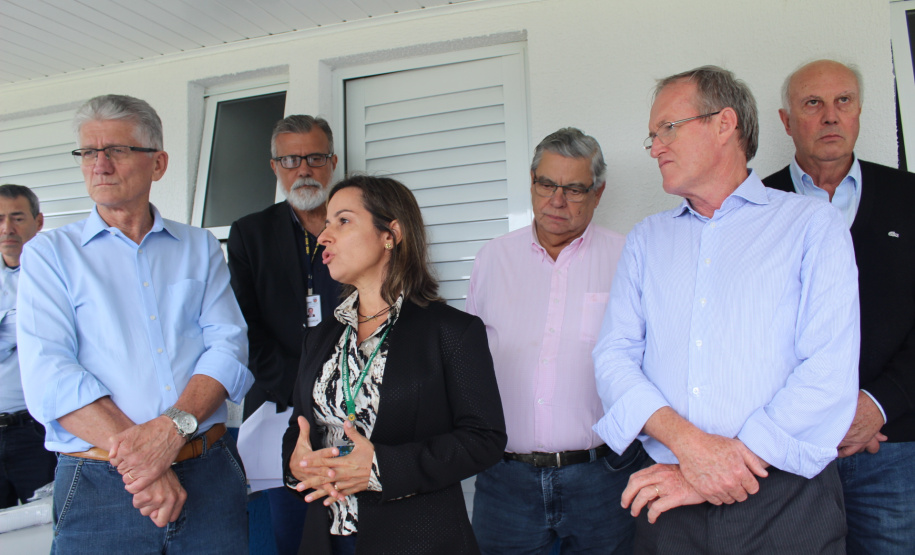 O Governo do Estado inaugurou nesta terça-feira (11) em Campina Grande do Sul, na Região Metropolitana de Curitiba, o novo Posto de Fiscalização de Trânsito Agropecuário, da Agência de Defesa Agropecuária do Paraná (Adapar). Também foi assinado um termo que determina a cessão do posto do Fundepec para a Adapar.  - Campina Grande do Sul, 11/02/2020  -  Foto: Gisele Barão/SEAB