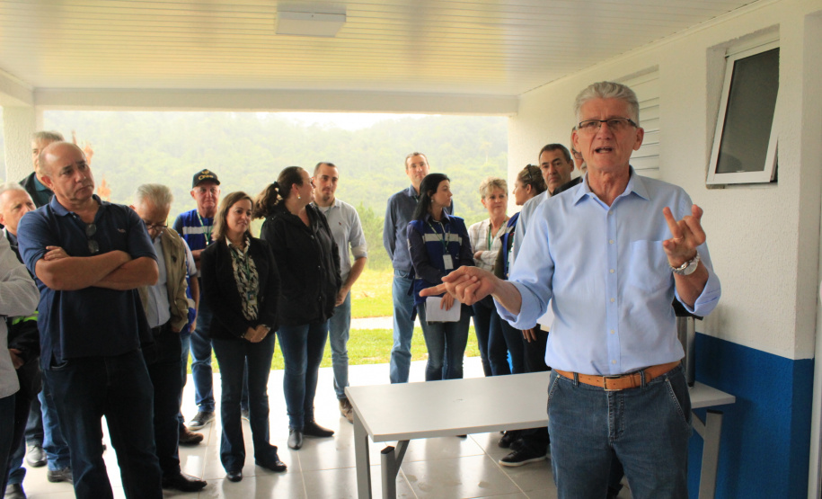 O Governo do Estado inaugurou nesta terça-feira (11) em Campina Grande do Sul, na Região Metropolitana de Curitiba, o novo Posto de Fiscalização de Trânsito Agropecuário, da Agência de Defesa Agropecuária do Paraná (Adapar). Também foi assinado um termo que determina a cessão do posto do Fundepec para a Adapar.  - Campina Grande do Sul, 11/02/2020  -  Foto: Gisele Barão/SEAB