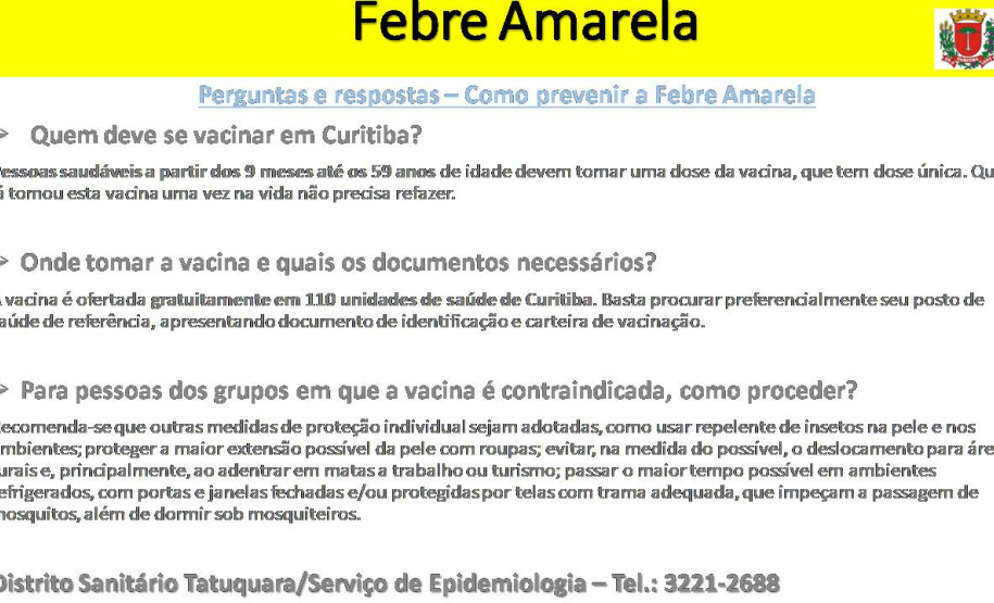 A Ceasa Curitiba vai participar neste sábado (15) da etapa para a ?Campanha Nacional de Vacinação contra o Sarampo e intensificação da Vacina de Febre Amarela?. A ação, que acontecerá das 9 às 12 horas, no Espaço Cidadania e Saúde, próximo ao Mercado de Flores da Ceasa, é destinado a adultos com idade de 18 a 59 anos.  -  Curitiba, 12/02/20120  -  Foto: Divulgação CEASA