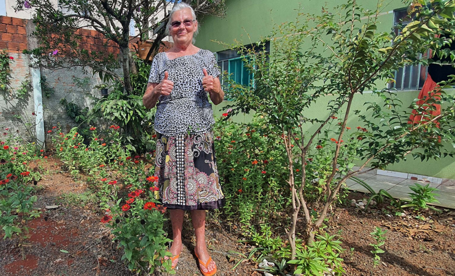 Estão sendo finalizadas as obras de ampliação dos sistemas de abastecimento de água e de coleta e tratamento de esgoto de Apucarana. na foto, Malvina Boturi de Mendonça aprova as obras - Curitiba, 13/03/2020 - Foto: Divulgação SANEPAR