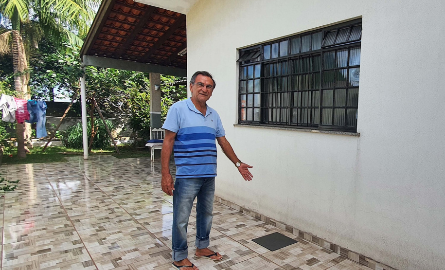 Estão sendo finalizadas as obras de ampliação dos sistemas de abastecimento de água e de coleta e tratamento de esgoto de Apucarana. Na foto, Adeval da Silva preparou a casa para as mudanças - Curitiba, 13/03/2020 - Foto: Divulgação SANEPAR