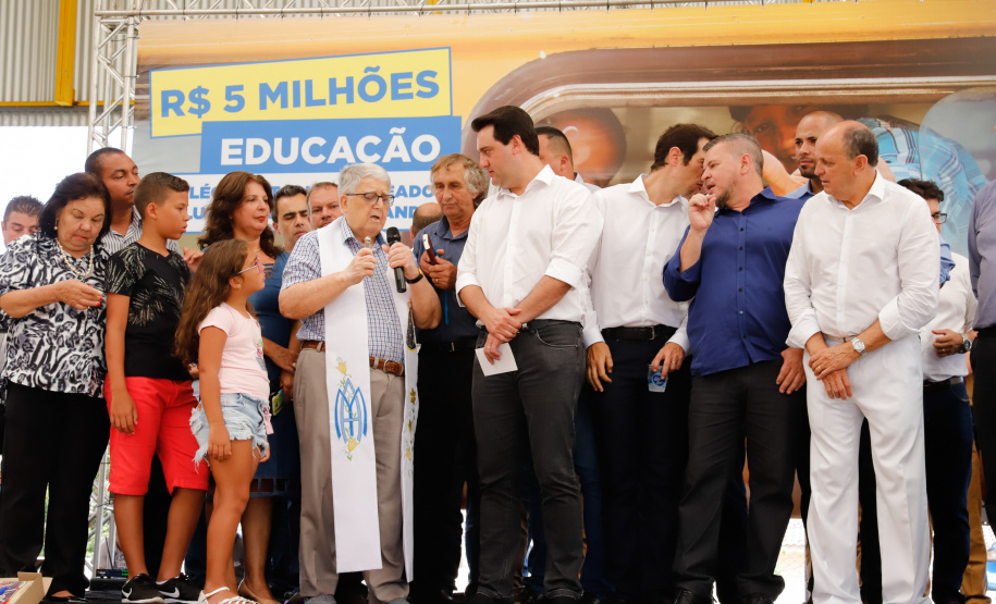 Cerca de 1.100 estudantes do Ensino Fundamental e Ensino Médio, de Sarandi, Noroeste do Paraná, são beneficiados com a nova estrutura da Escola Estadual Vereador Luiz Zanchim, inaugurada nesta sexta-feira (14), pelo governador Carlos Massa Ratinho Junior. - Sarandi, 14/02/2020 - Foto: Rodrigo Félix Leal/AEN