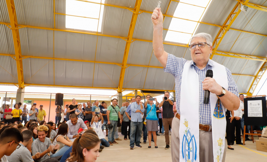 Cerca de 1.100 estudantes do Ensino Fundamental e Ensino Médio, de Sarandi, Noroeste do Paraná, são beneficiados com a nova estrutura da Escola Estadual Vereador Luiz Zanchim, inaugurada nesta sexta-feira (14), pelo governador Carlos Massa Ratinho Junior. - Sarandi, 14/02/2020 - Foto: Rodrigo Félix Leal/AEN